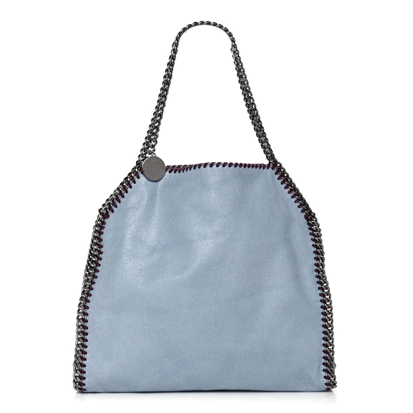 Shaggy Deer Small Falabella Tote Ice Blue