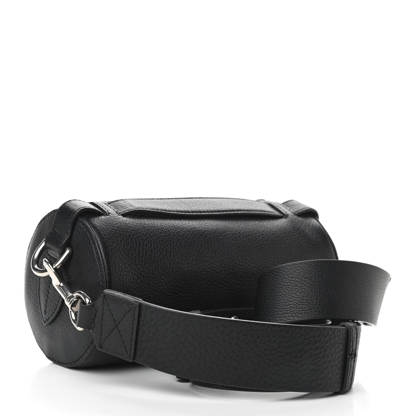 Calfskin The Barrel Bag Black