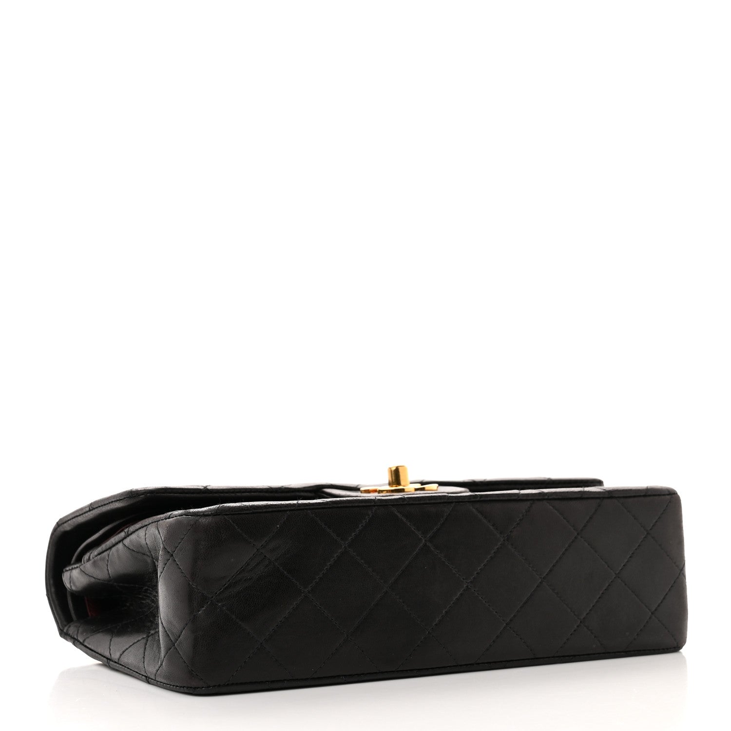 Chanel Lambskin Quilted Small Double Flap Black 4 of 12