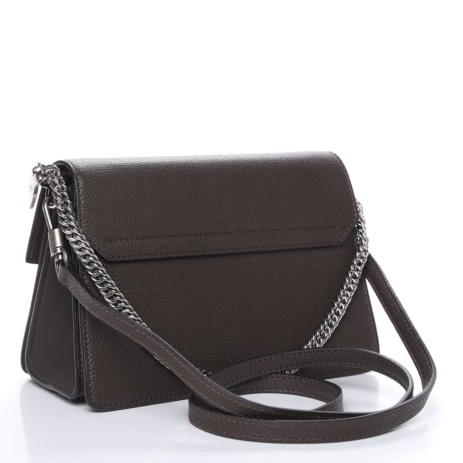 Givenchy Goatskin Small GV3 Shoulder Bag Heather Grey 3 of 9