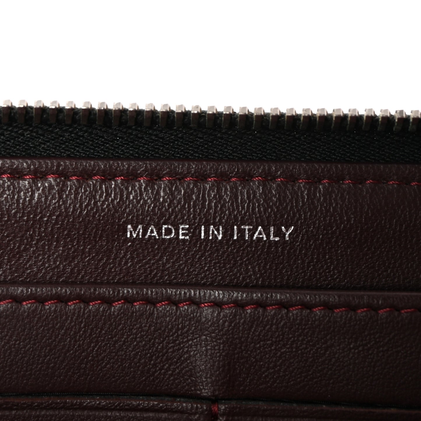Lambskin Quilted Large Gusset Zip Around Wallet Black