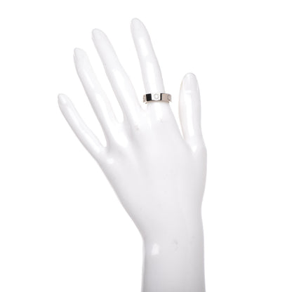 Cartier 18K White Gold 3 Diamond 5.5mm LOVE Ring 53 6.25 2 of 4