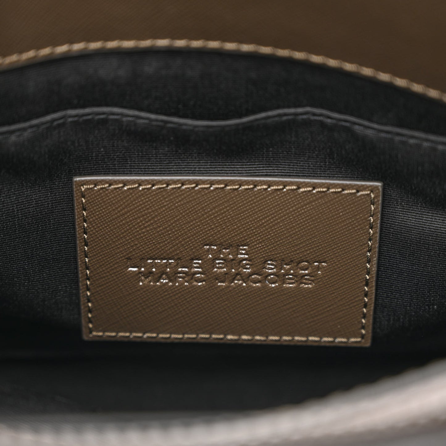 Saffiano Little Big Shot Tote Brown
