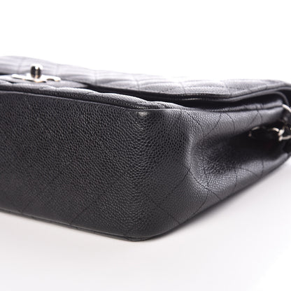 Chanel Caviar Quilted Jumbo Double Flap Black 9 of 9