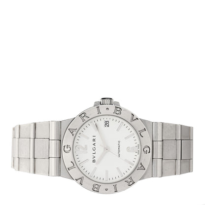 Bulgari Stainless Steel 35mm Diagono Automatic Watch 2 of 4