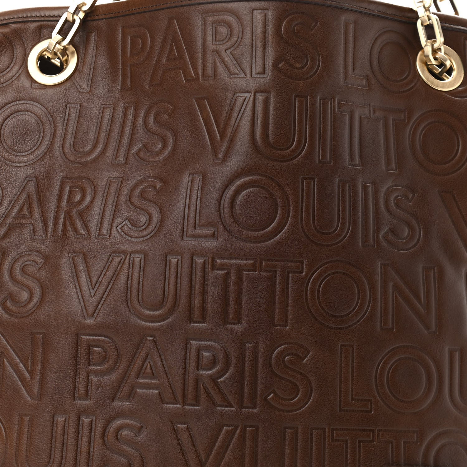 Louis Vuitton Monogram Paris Souple Whisper GM Chocolate 8 of 10