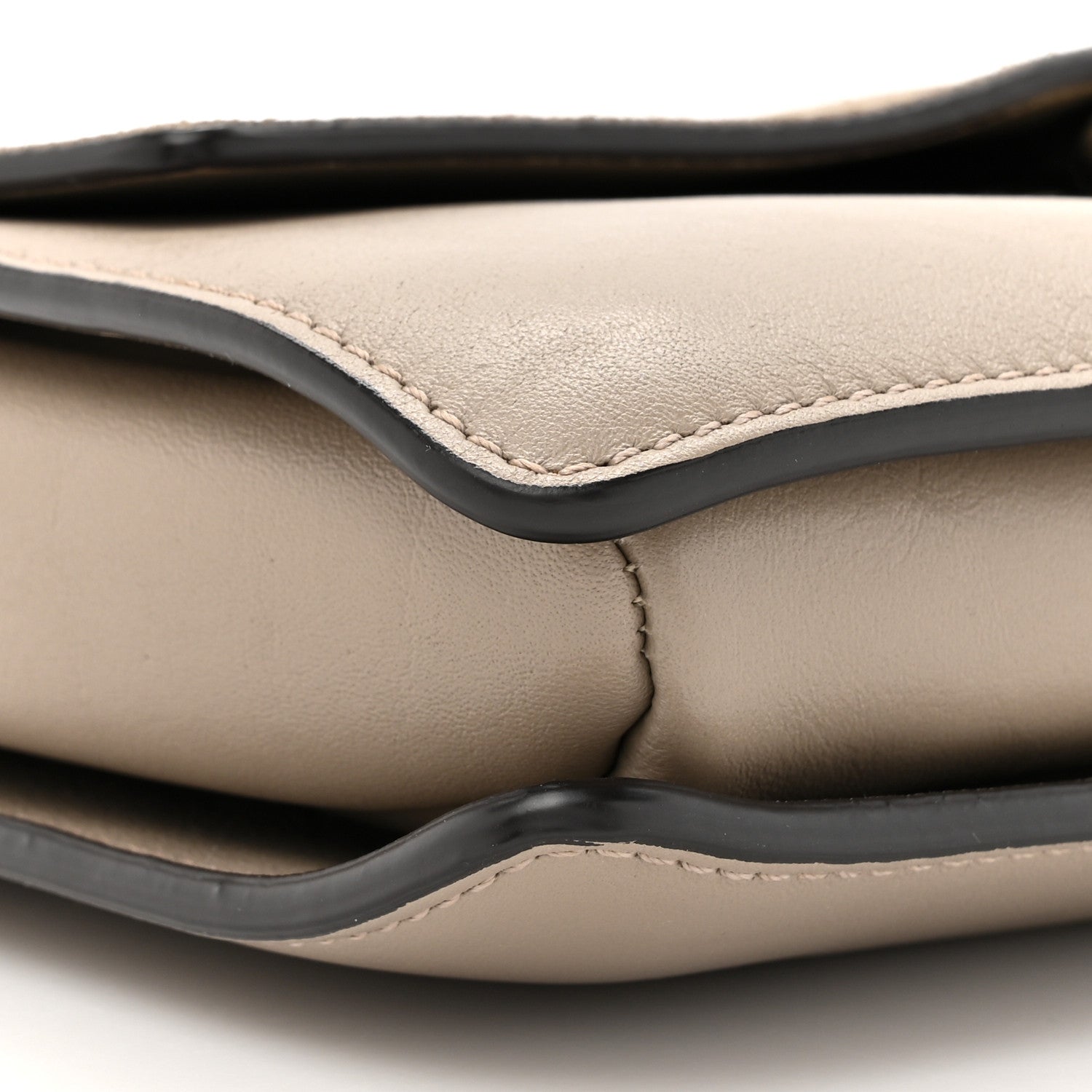 Chloe Suede Calfskin Small Faye Shoulder Bag Motty Grey 9 of 14