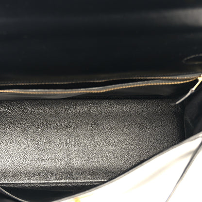 Hermes Box Kelly Retourne 32 Black 5 of 10