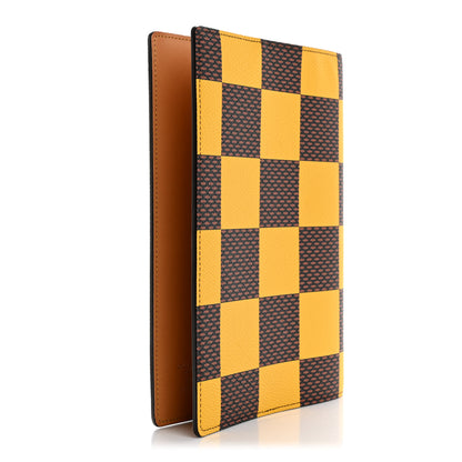 Louis Vuitton Damier Pop Auguste Notebook Cover Yellow 3 of 7