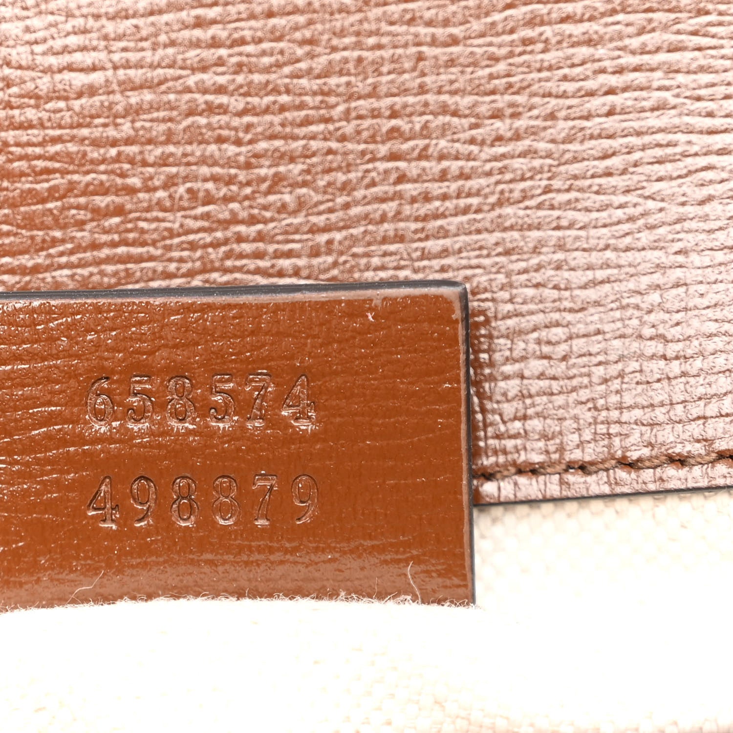 Gucci GG Supreme Monogram Azalea Calfskin Web Mini Horsebit 1955 Shoulder Bag Beige Ebony Brown Sugar 7 of 10