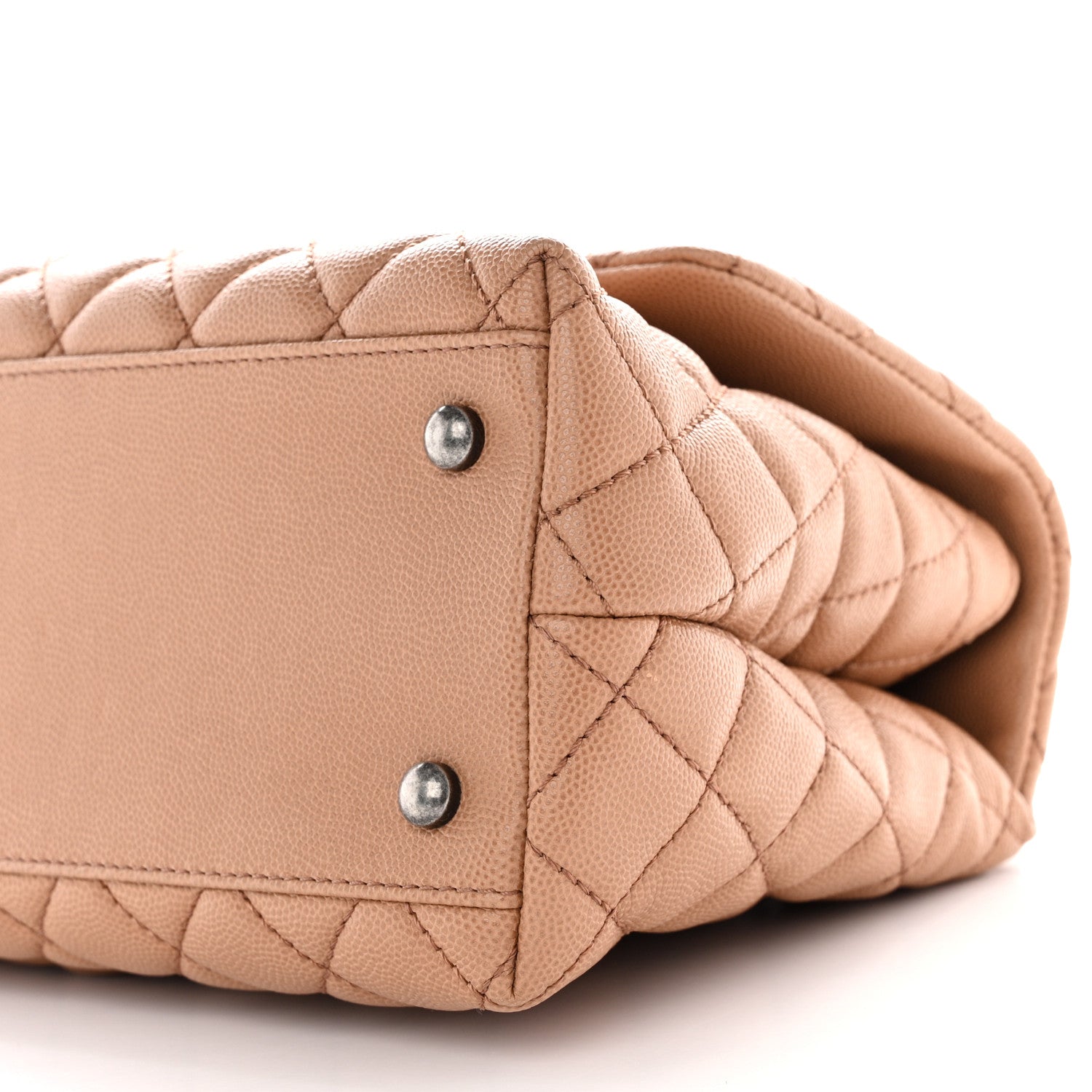 Chanel Caviar Quilted Small Coco Handle Flap Brown 10 of 10
