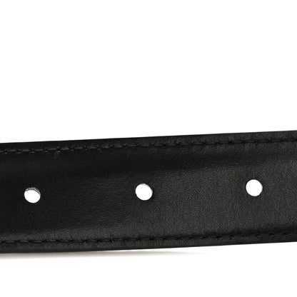 Celine Box Calfskin Medium 25mm Triomphe 75 30 Belt Black 4 of 9