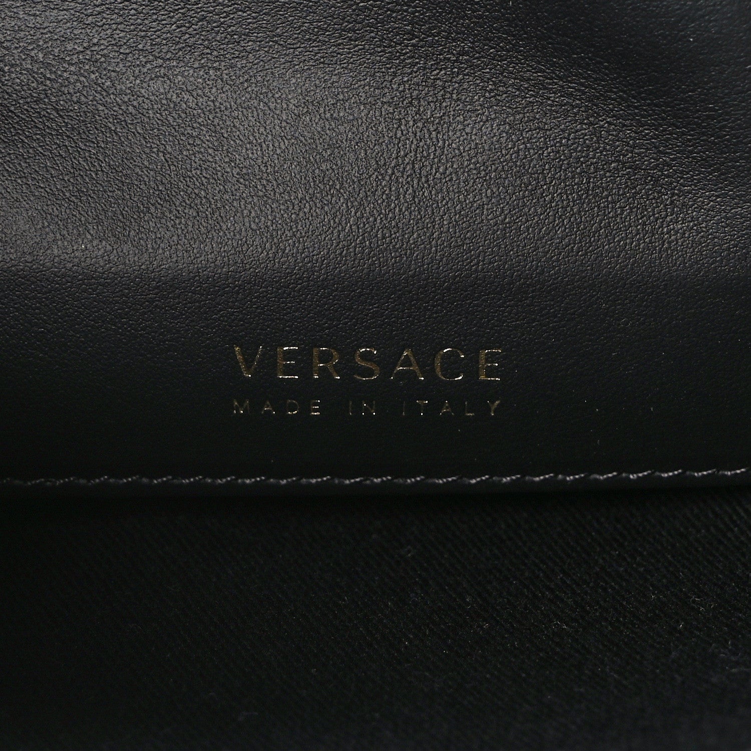 Versace Grained Calfskin Pop Medusa Messenger Bag Blue Nights Cloud 5 of 11