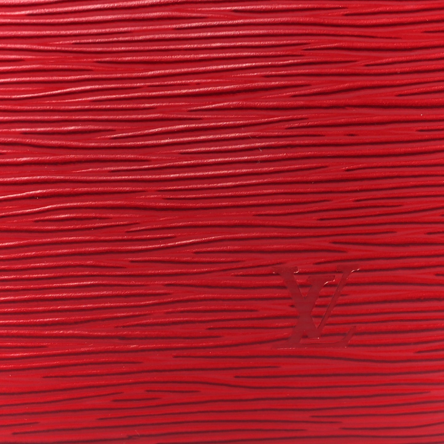 Epi Pochette Accessories 24 Castillan Red