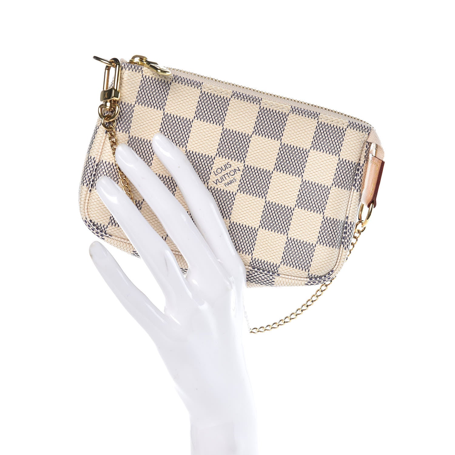 Louis Vuitton Damier Azur Mini Pochette Accessories 2 of 7