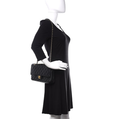Chanel Caviar Quilted Medium Double Flap Black 2 of 12
