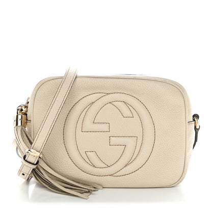 Gucci Pebbled Calfskin Small Soho Disco Bag Off White 2 of 40
