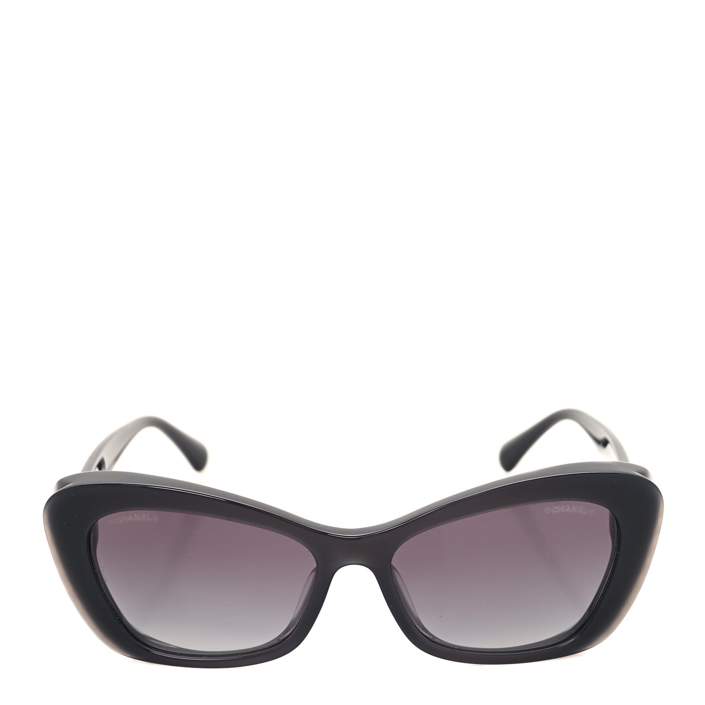 Acetate Pearl Cat Eye CC Sunglasses 5481-H-A Black