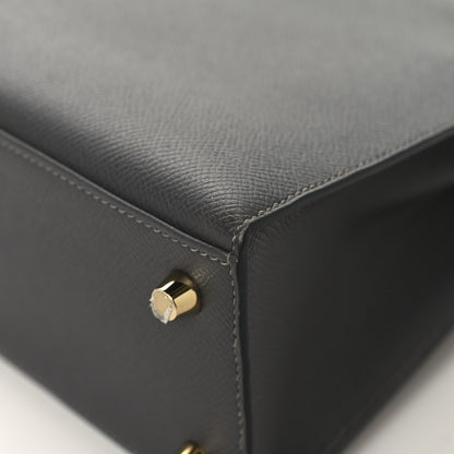 Hermes Epsom Kelly Sellier 25 Graphite 12 of 13