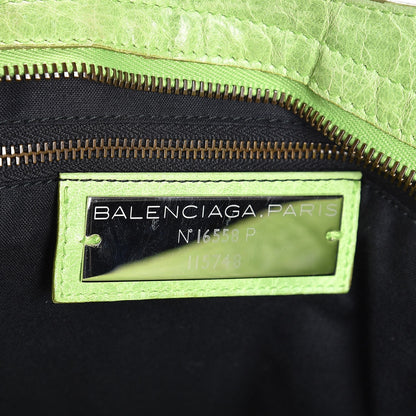 Balenciaga Agneau Classic Hardware City Lime Green 6 of 9