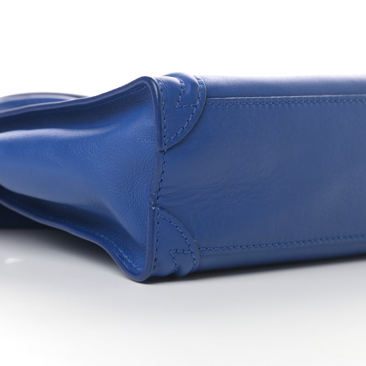 Smooth Calfskin Nano Luggage Royal Blue