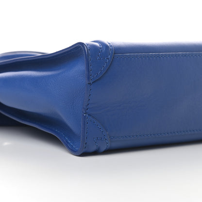 Celine Smooth Calfskin Nano Luggage Royal Blue 9 of 14