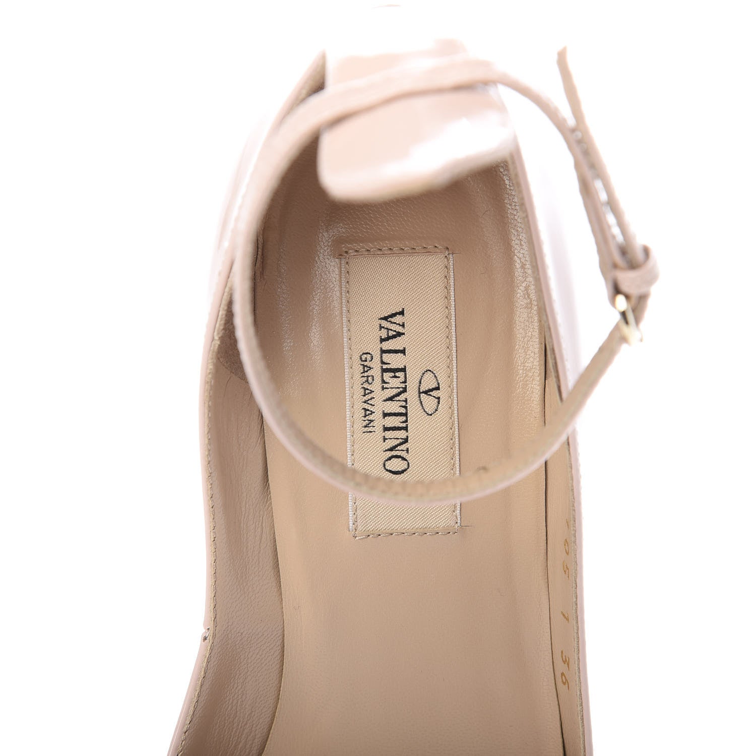 Valentino Garavani Patent Tan-Go Mary Jane 60mm Pumps 36 Rose 6 of 12