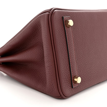 Hermes Togo Birkin 25 Rouge H 9 of 11