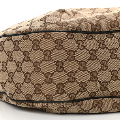 Gucci Monogram Large New Ladies Web Hobo Dark Brown 10 of 17
