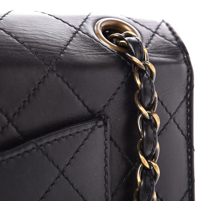 Chanel Calfskin Stitched Medium Single Flap Black 10 of 11
