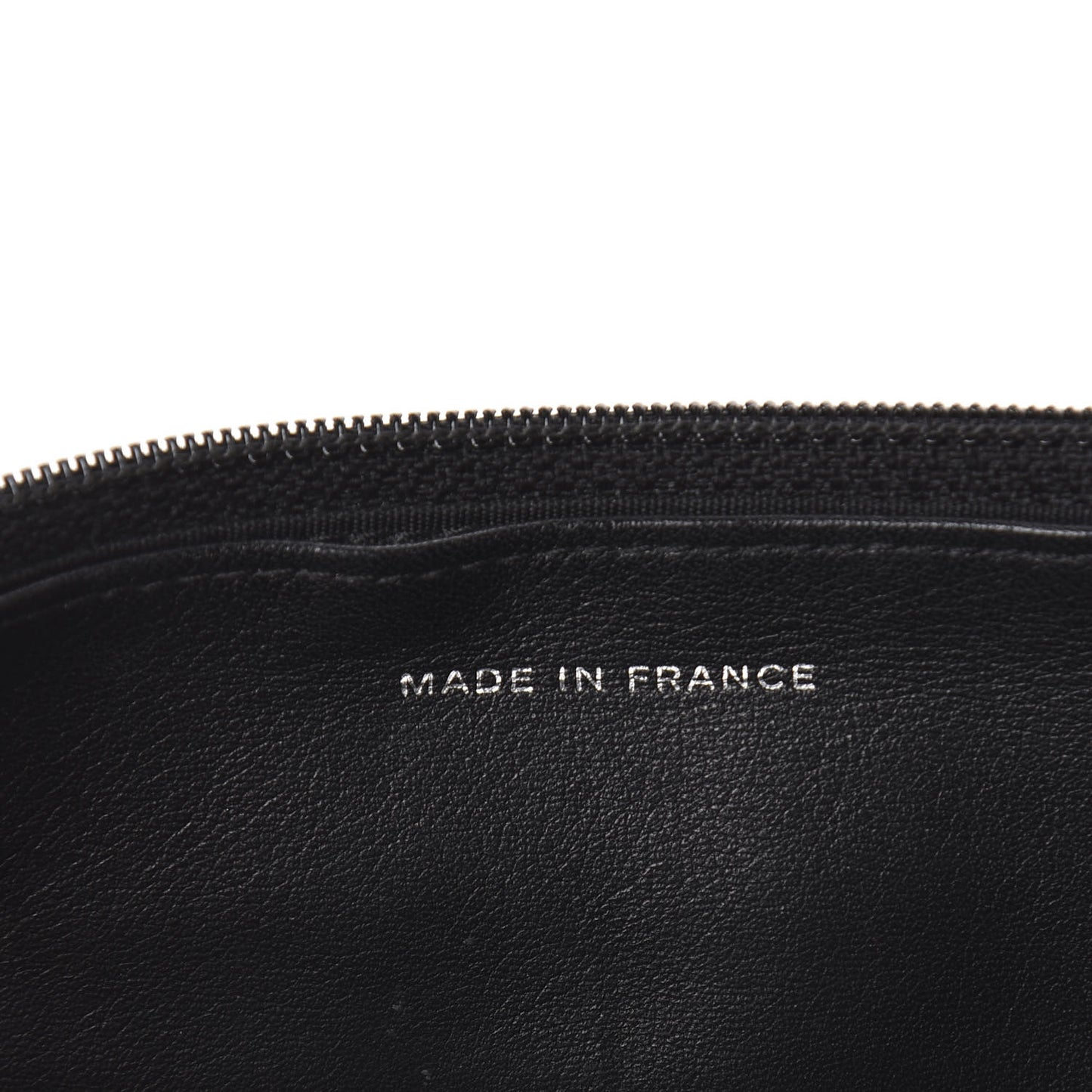 Patent Quilted Brilliant Wallet On Chain WOC Black