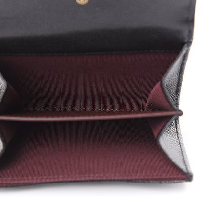 Chanel Caviar Quilted Flap Card Holder Wallet Black 5 of 9