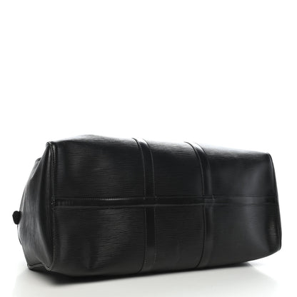 Louis Vuitton Epi Keepall 50 Black 3 of 9