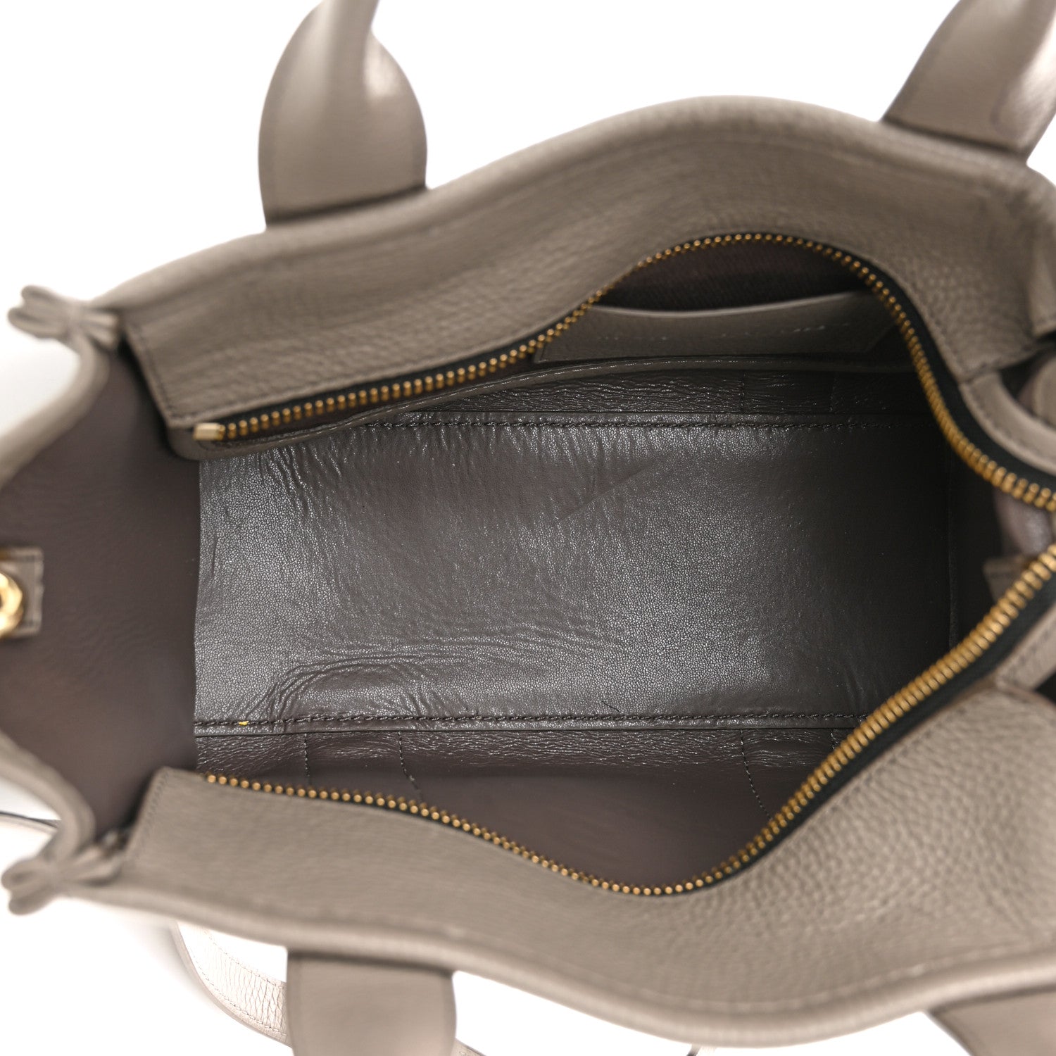 Marc Jacobs Grained Calfskin Small The Tote Bag Taupe 5 of 13