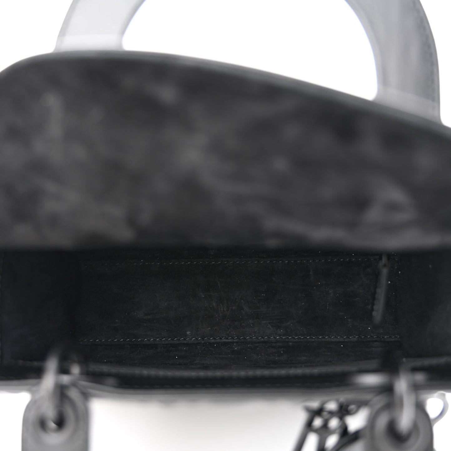 Calfskin Cannage Diamond My ABCDior Lady Dior Black