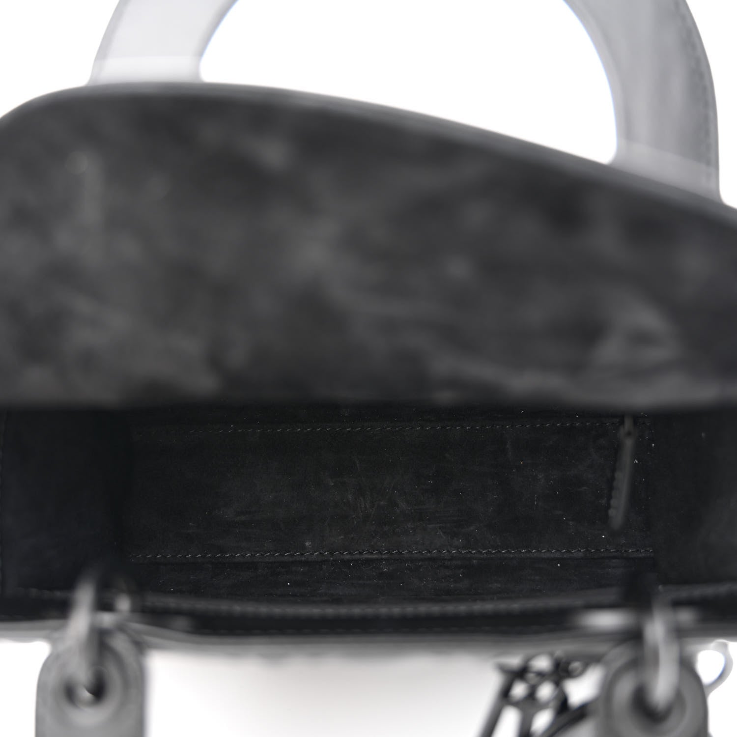 Christian Dior Calfskin Cannage Diamond My ABCDior Lady Dior Black 5 of 11