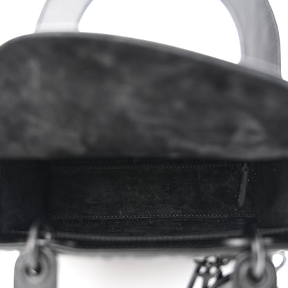 Christian Dior Calfskin Cannage Diamond My ABCDior Lady Dior Black 5 of 11