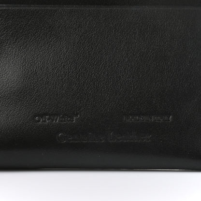 Off-White Calfskin Zip Chain Wallet Black 5 of 7