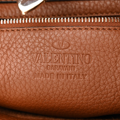 Valentino Garavani Pebbled Calfskin Mini Rockstud Flip-Lock Messenger Bag Light Cuir 6 of 11