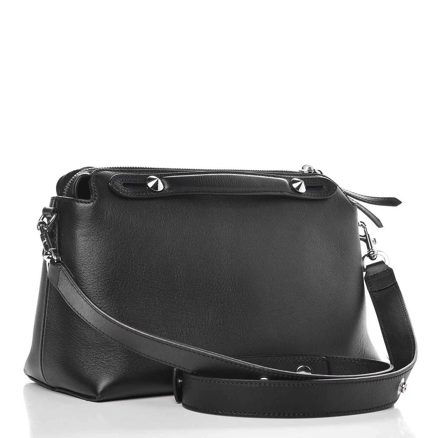 Vitello Dolce Medium By The Way Boston Bag Black