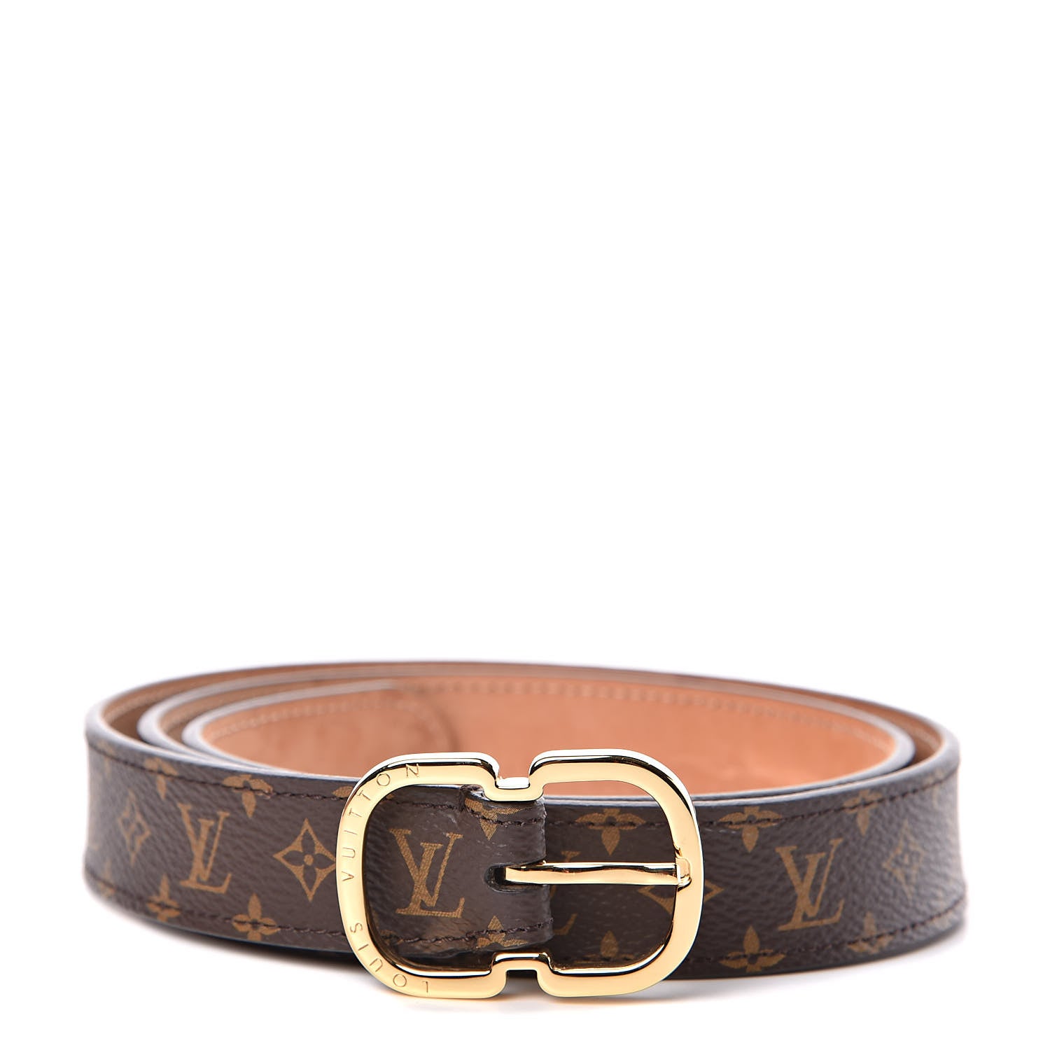 Louis Vuitton Monogram Mini 25mm Belt 80 1 of 9