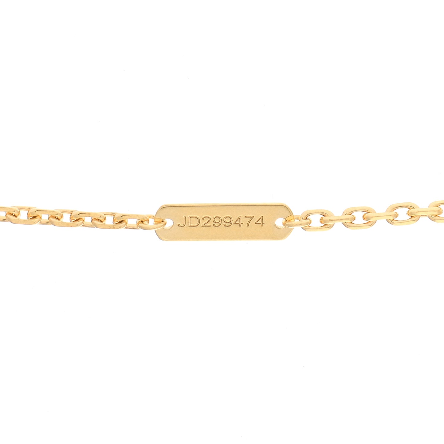 18K Yellow Gold Guilloche Magic Alhambra Long Necklace
