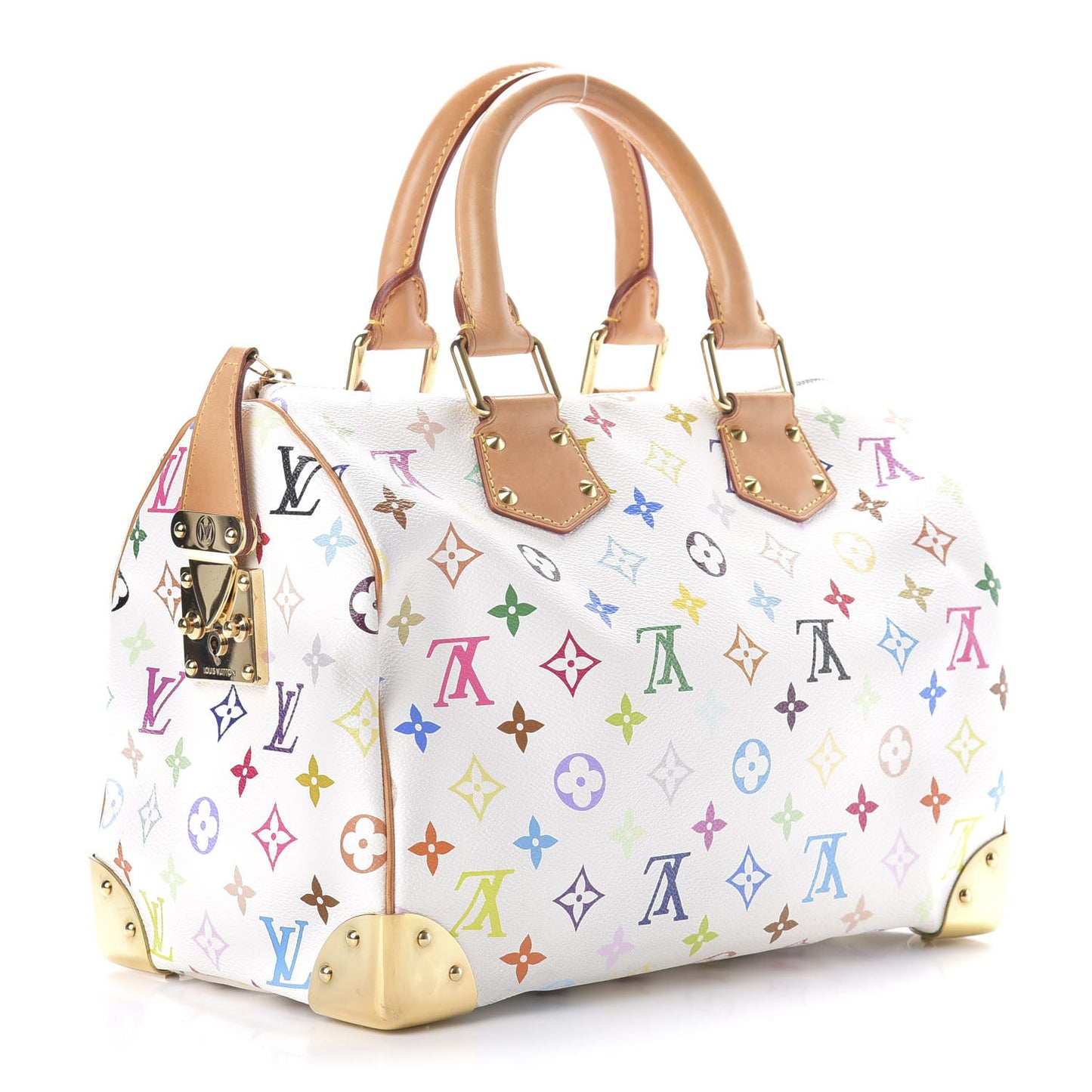 Monogram Multicolor Speedy 30 White