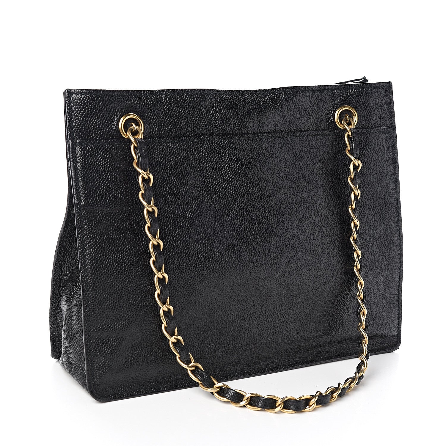 Chanel Caviar Shoulder Bag Black 2 of 9