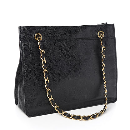 Chanel Caviar Shoulder Bag Black 2 of 9