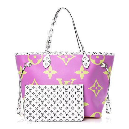 Louis Vuitton Monogram Giant Neverfull MM Pink Lilac 1 of 12