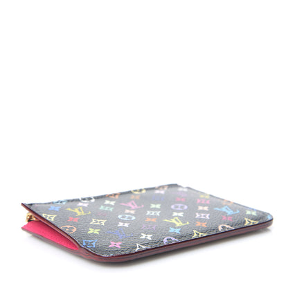 Louis Vuitton Monogram Multicolor Key Pouch Black Grenade 3 of 6