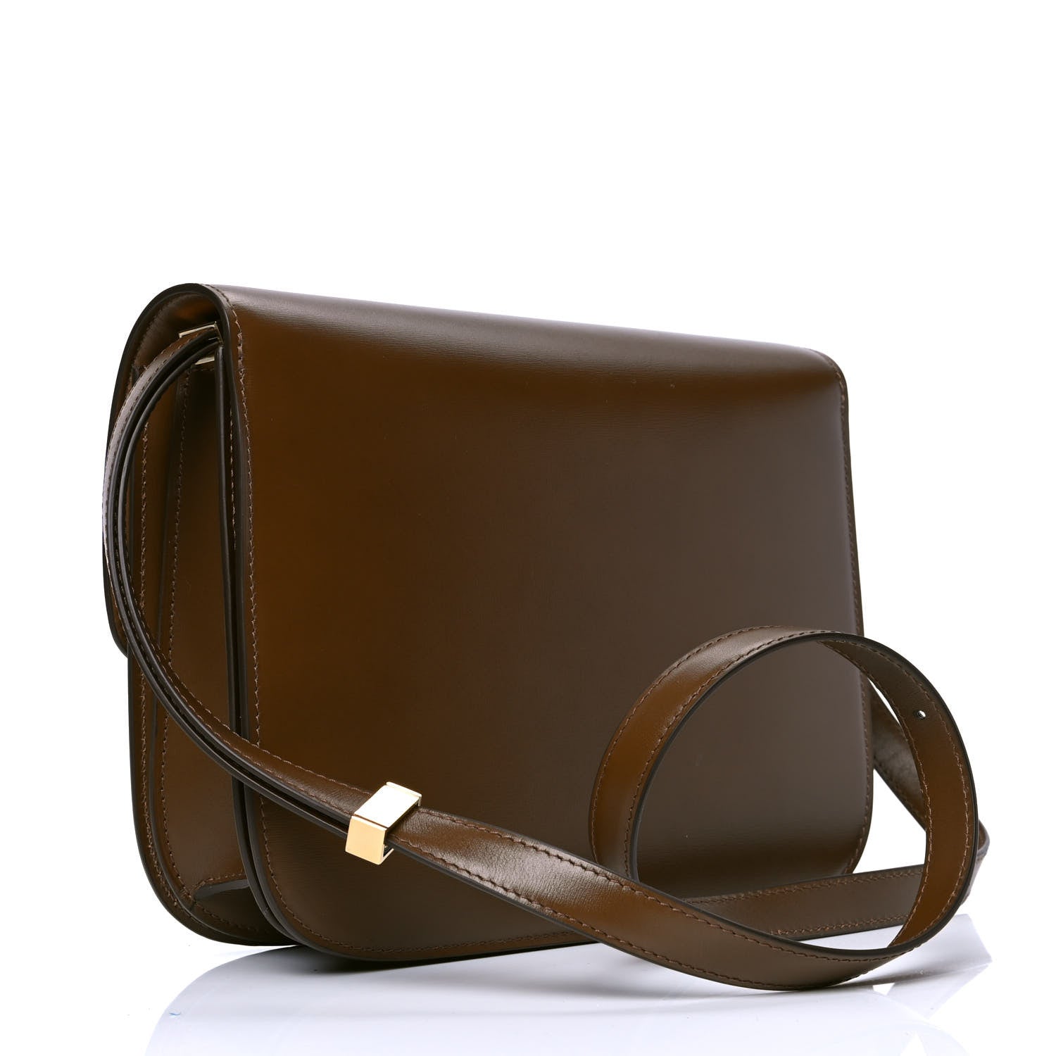 Celine Box Calfskin Medium Classic Box Flap Bag Camel 2 of 5