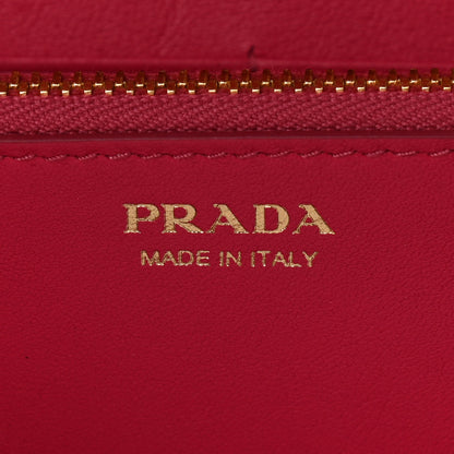 Prada Vitello Move Metal Oro Chain Wallet Peonia 6 of 11
