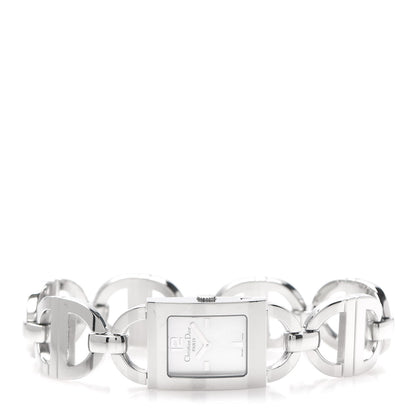Christian Dior Stainless Steel Mother of Pearl 19mm Malice Quartz Watch 3 of 7